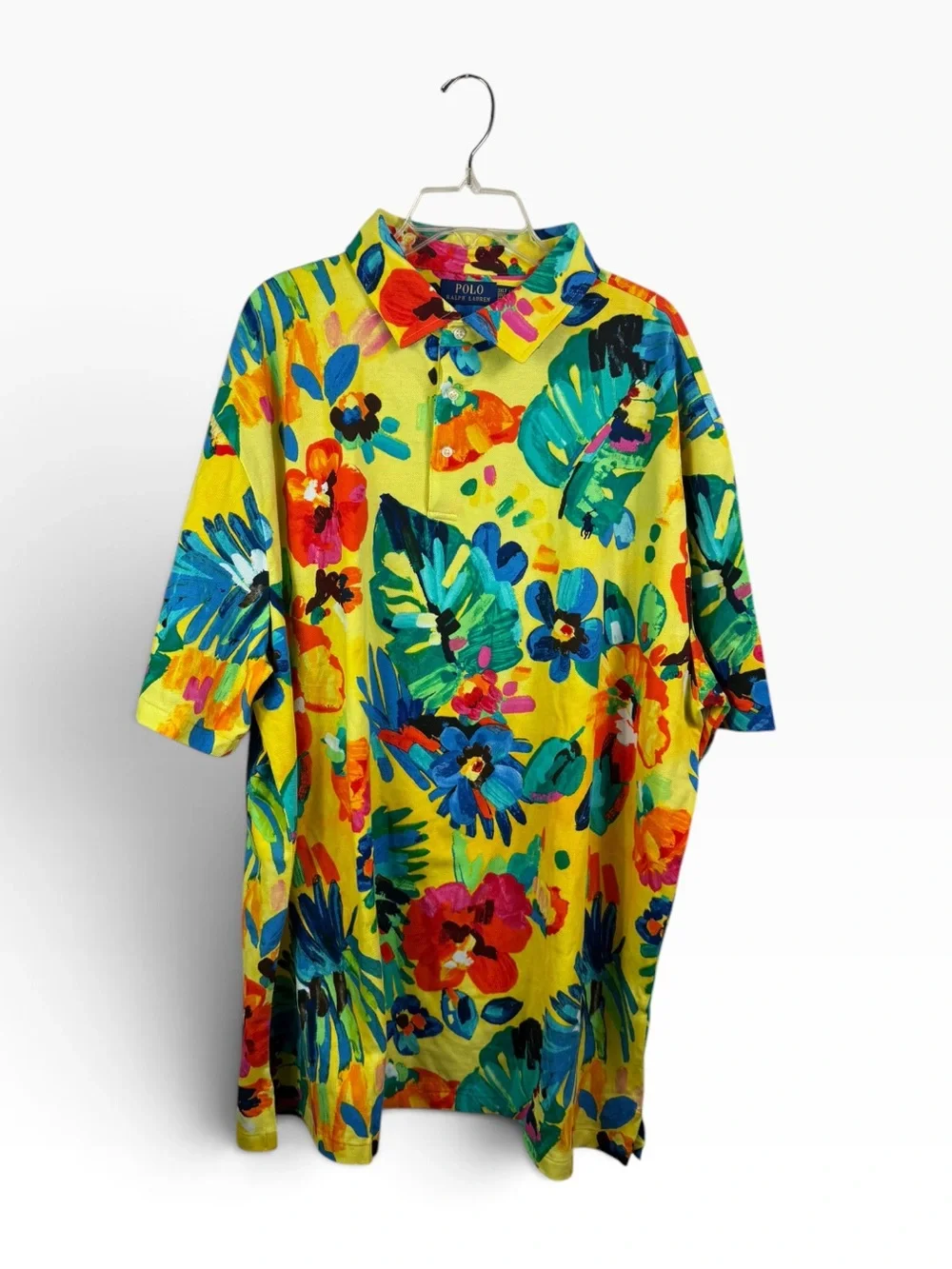 Ralph Lauren floral pique polo